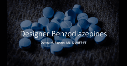 Designer Benzodiazepine Impairment Course Cover