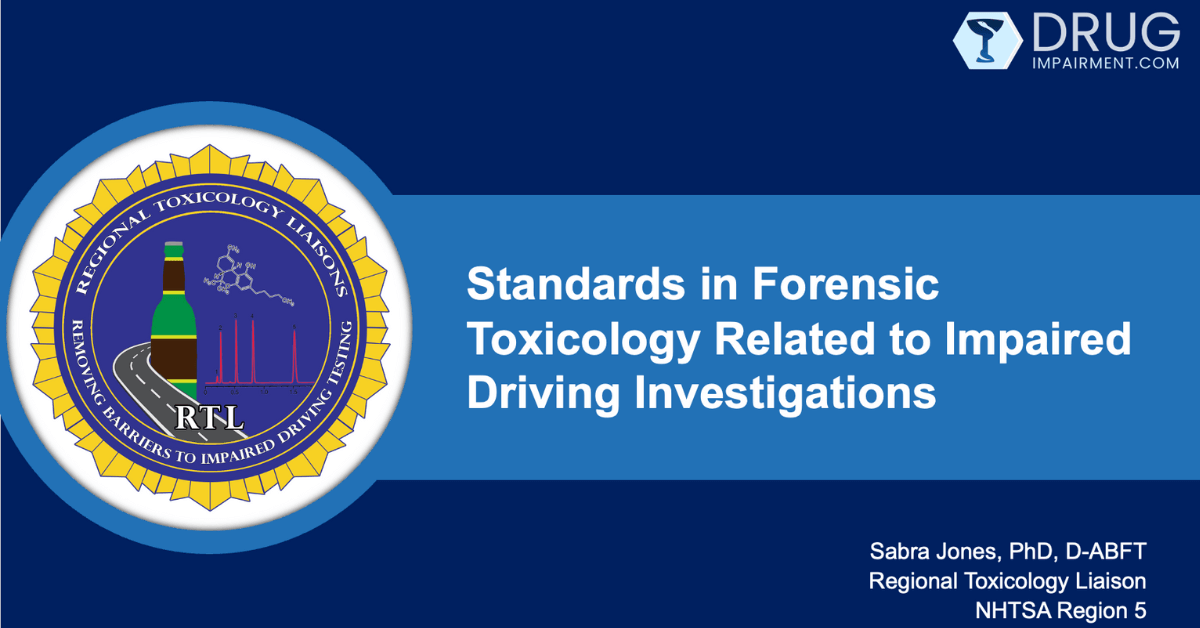 standards in forensic toxicology