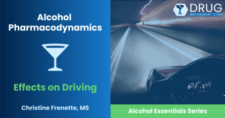 Alcohol effects on driving course cover