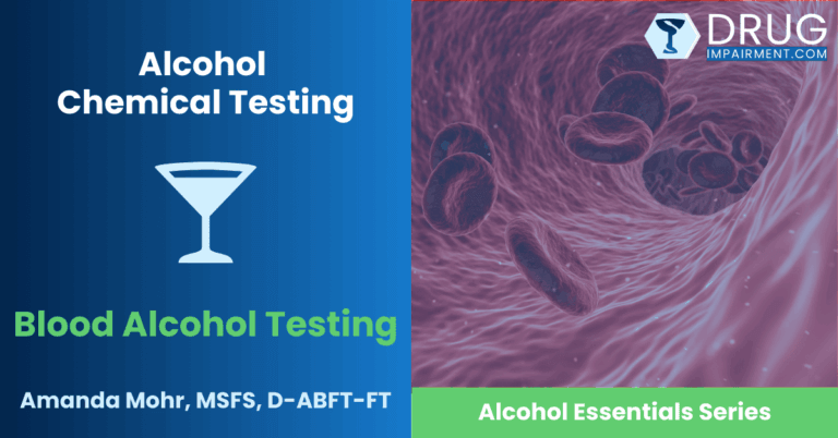 Blood alcohol testing course cover