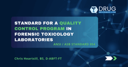 Standard for a Quality Control Program in Forensic Toxicology Laboratories ANSI/ASB Standard 054