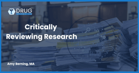 Critically Reviewing Impaired Driving Research